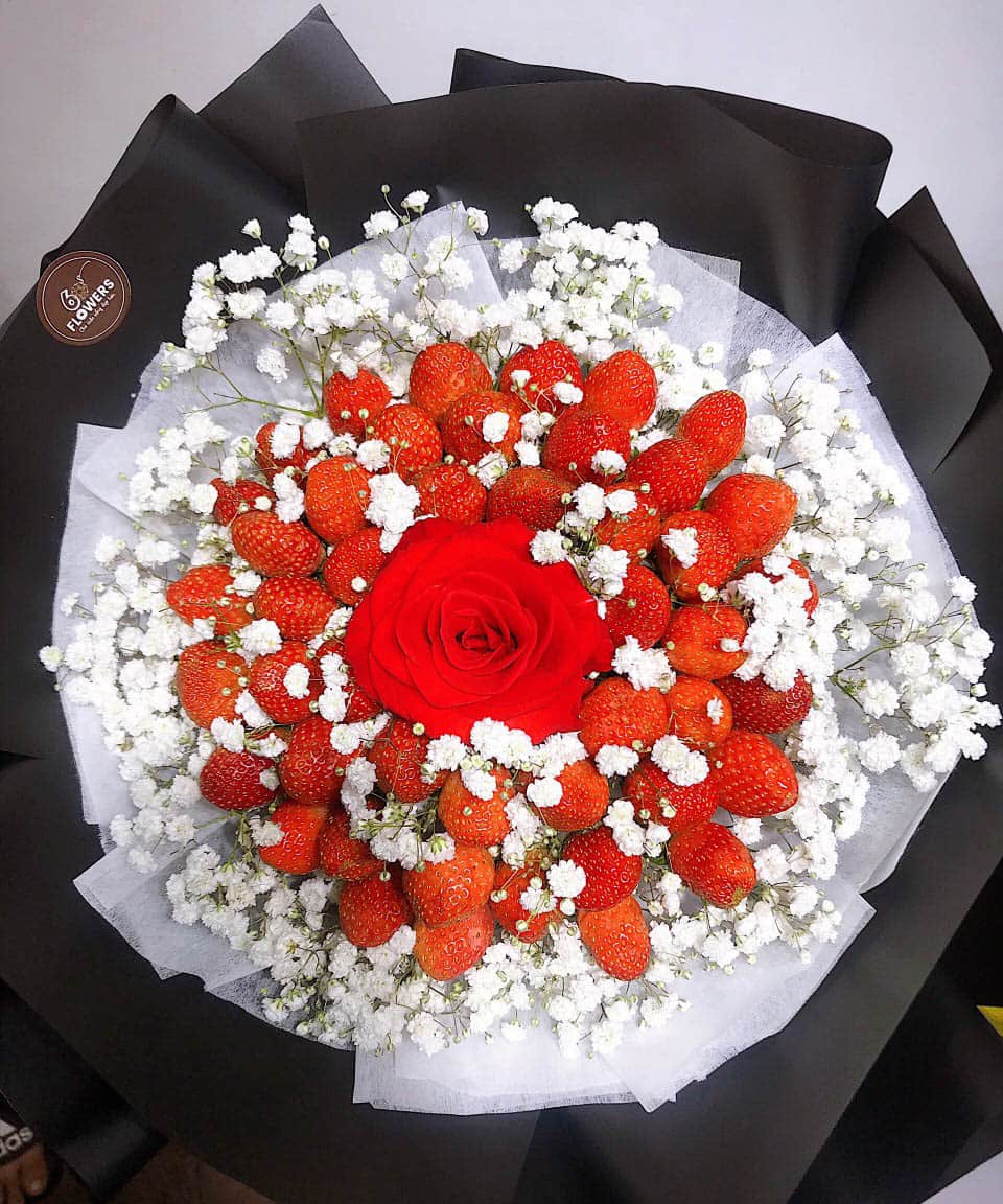 Bó hoa dâu tây 33