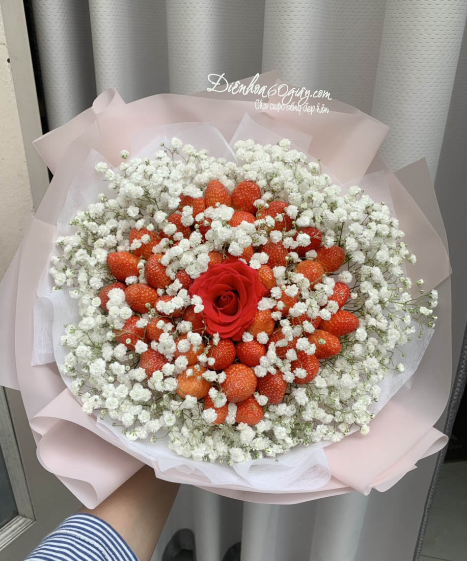 Bó Hoa Dâu Tây 34