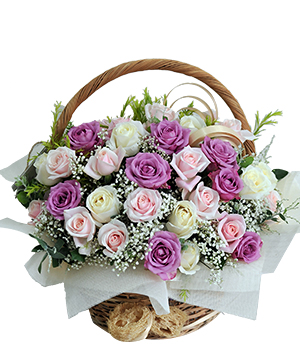 Hoa giỏ xinh GHT05