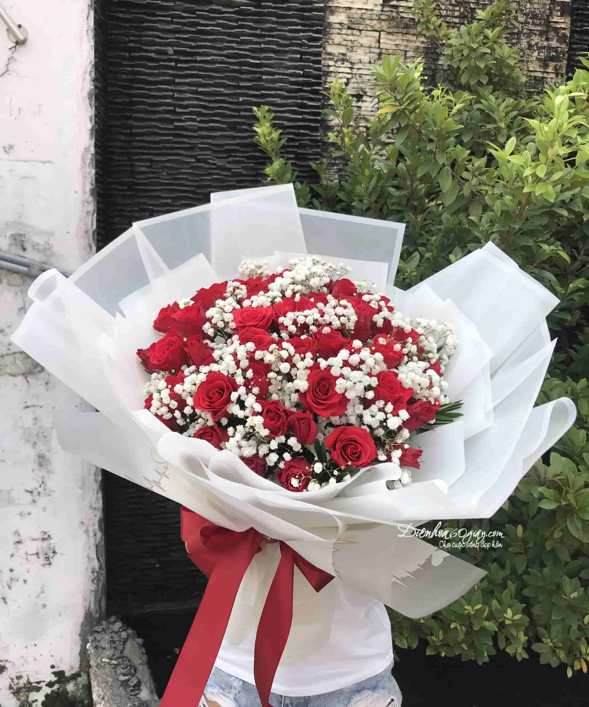 Bó Hồng Đỏ Mix BaBy 01 - 20-10